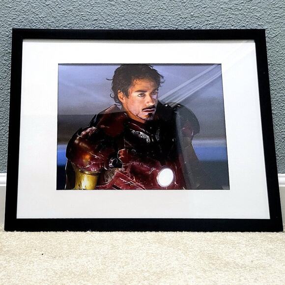 Robert Downey Jr. Ironman Autographed 11X14 Framed & Matted with COA Avengers - Picture 1 of 6